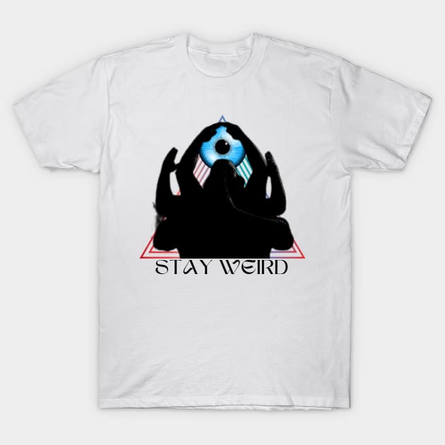 Stay Weird - 3rd Eye T-Shirt by Hobo Legend